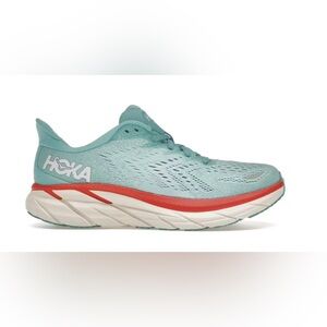 Hoka One One Clifton 8 Running Shoes - Aquarelle/Eggshell Blue